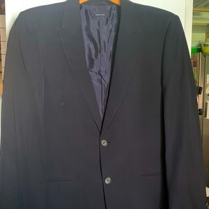 Black Giorgio Armani tuxedo jacket. Made in Italy